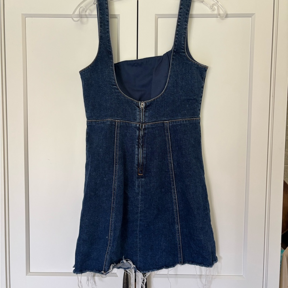 Lovers + Friends Dark Denim Mini Dress - Picture 5 of 7